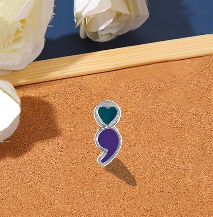 Suicide Awareness and Prevention Pin - Bulk Packs - Variety Pack of Teal & Purple Ribbon Pin Perfect for Support Groups, Gift-Giving and Fundraising