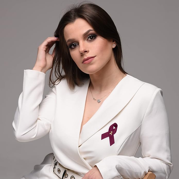 1/2/5/10/25/50/100pcs Satin Awareness Ribbon Pins (Pick your color), for Cancer & Disease Awareness, Bulk Quantities for Fundraising, Events, Gift Giving