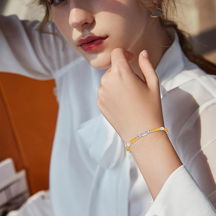Beaded Bracelets for Women - Silver and Gold Boho Bracelets, Trendy Jewelry Gifts for Lover, Mom, Friends