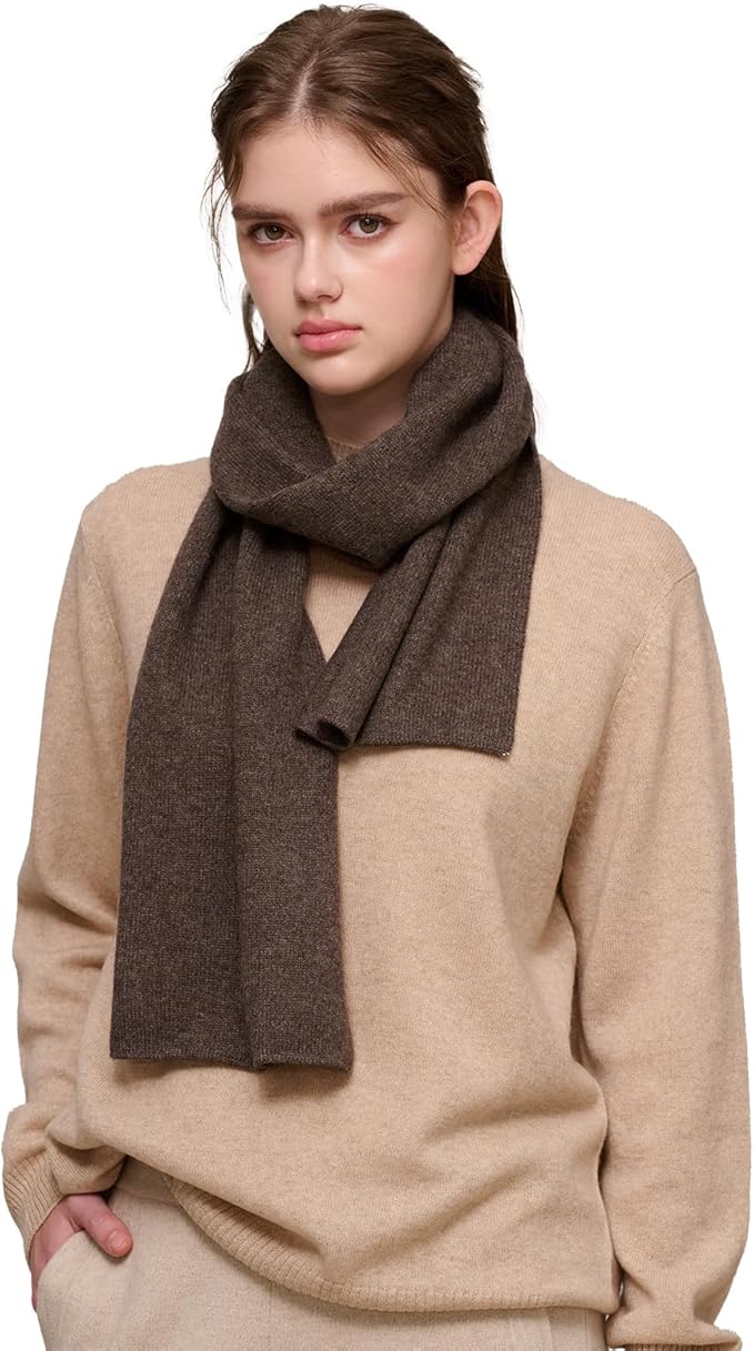 NUOHEMULE Luxury 100% Cashmere Scarf for Women & Men, 59''x10'' Extra Warm Winter Scarf, Blanket Scarves in Premium Gift Box