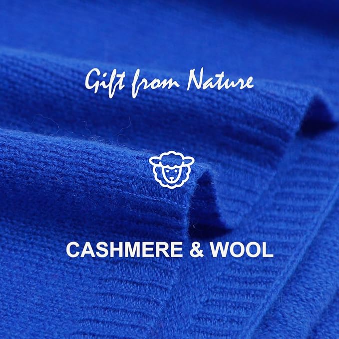 Erdenech Luxury Cashmere Wool Blend Wrap for Women, All-Season Travel Wrap Shawl, Extra Large Blanket Shawl Scarf Pashmina