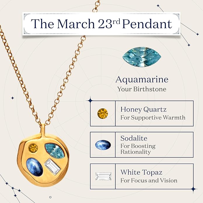 Birthdate 14k Gold Necklace for Women - 16-20in Adjustable 14 Karat Gold Chain with Lobster Clasp - Cadenas de Oro 14k Puro Para Mujer, Ladies Jewelry Birthstone