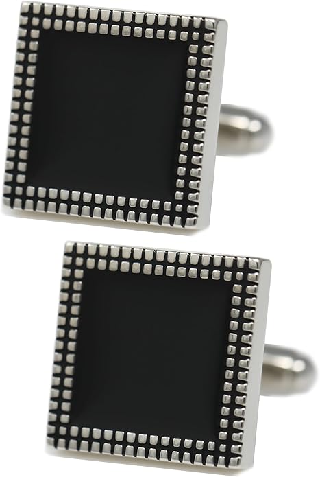 MENDEPOT Cufflinks And Tie Clip Set Men Wedding Accessory Gift Father's Day Birthday Cuff Links Tie Bar