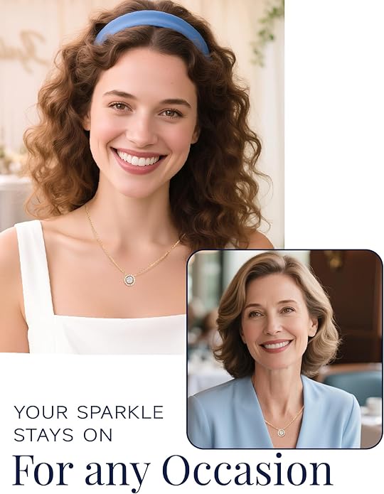 MomentWish Floating Necklace for Women, 0.5/1 Carat Dancing Moissanite Necklace for Her 925 Sterling Silver Pendant Anniversary Birthday Christmas Gift for Wife Mom Girlfriend