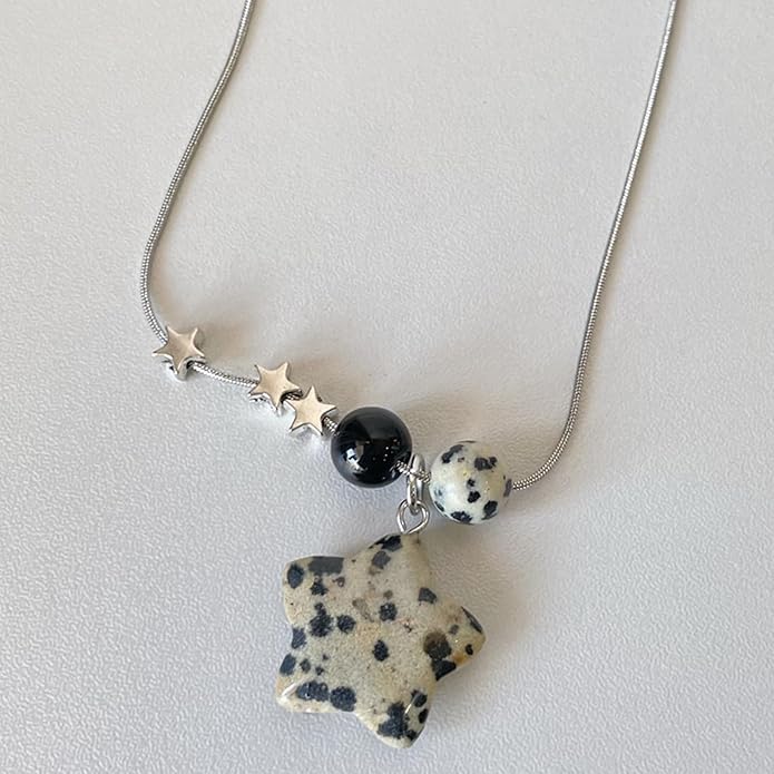 2 Pcs Y2k Accessories Y2k Necklace for Women Star Necklaces Grunge Necklace Grunge Accessories Grunge Jewelry for Women Men