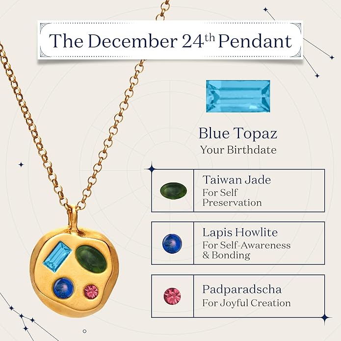 Birthdate 14k Gold Necklace for Women - 16-20in Adjustable 14 Karat Gold Chain with Lobster Clasp - Cadenas de Oro 14k Puro Para Mujer, Ladies Jewelry Birthstone