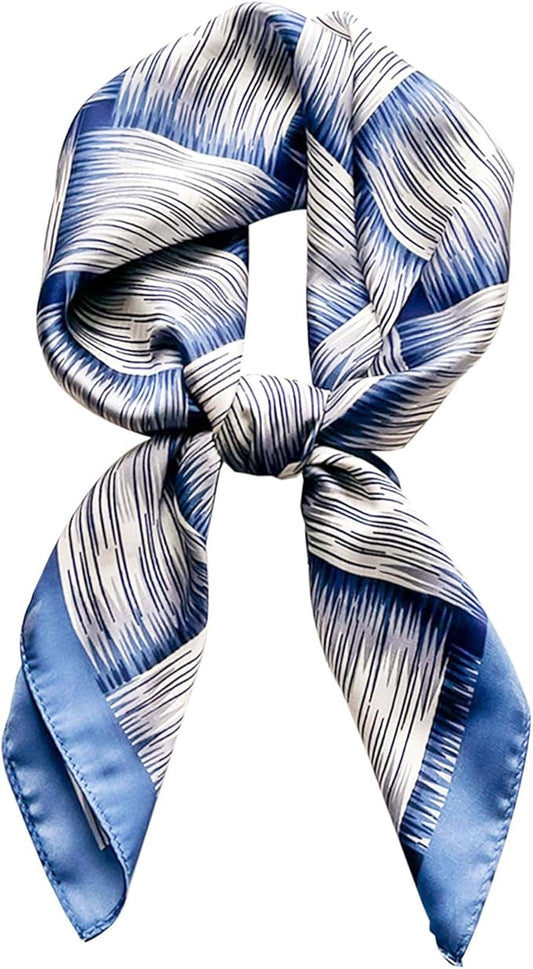 Hioyiwse Satin Bandanas Head Scarf For Women Hair Scarves Accessories Lightweight Fashion Wrap Neck Silk Sleeping Headscarf