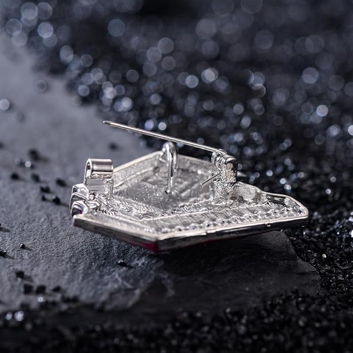Soumimi Rhinestone Brooch Pin Crystal Brooches for Women Lapel Pin Dress Accessories Birthday Christmas Gift for Wife Mom