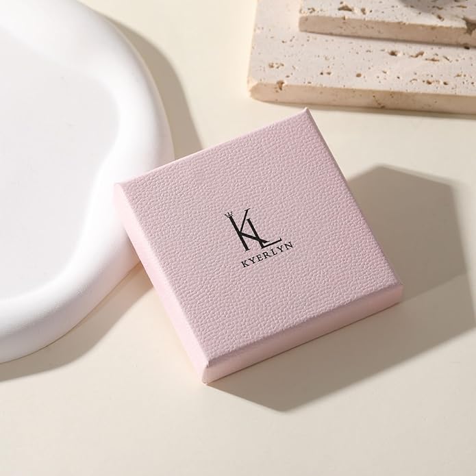 Kyerlyn Chunky Gold Earrings for Women, 14K Gold/Silver Plated Statement Geometric Dangle Drop Earrings Chunky Trendy Knot Stud Hypoallergenic Fashion Jewelry Gift