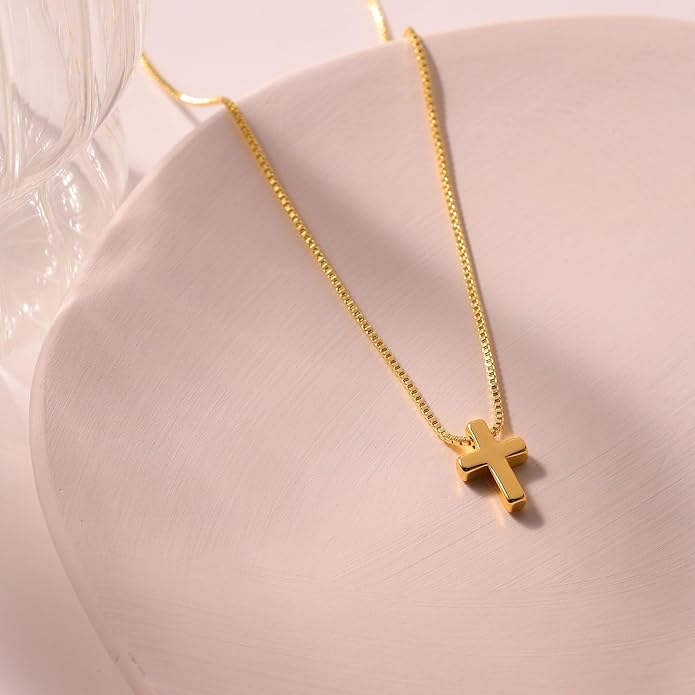 Gold Necklace for Women-14k Gold Plated Infinity Necklace Star Of David Necklace Evil Eye Cross Pendants Heart Dainty Gold Necklace For Women