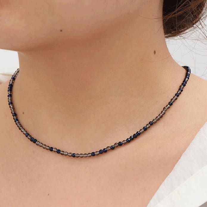 JSJOY Tiny Crystal Beaded Choker Necklaces for Women Colorful Beaded Necklace Dainty Choker Necklaces Simple Boho Jewelry Gifts for Teens Handmade Bead Necklaces Gifts