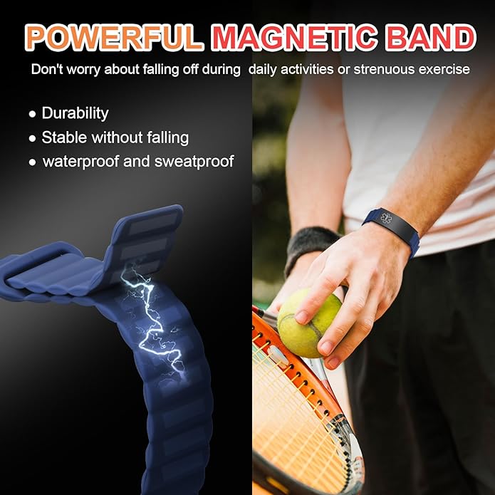 Comfortable Medical ID Bracelet for Men & Women - Custom Engraved Silicone Strap Comfort Fit Medical Alert Bracelets for Sports,Adjustable Waterproof Customizable Wristband for Diabetic