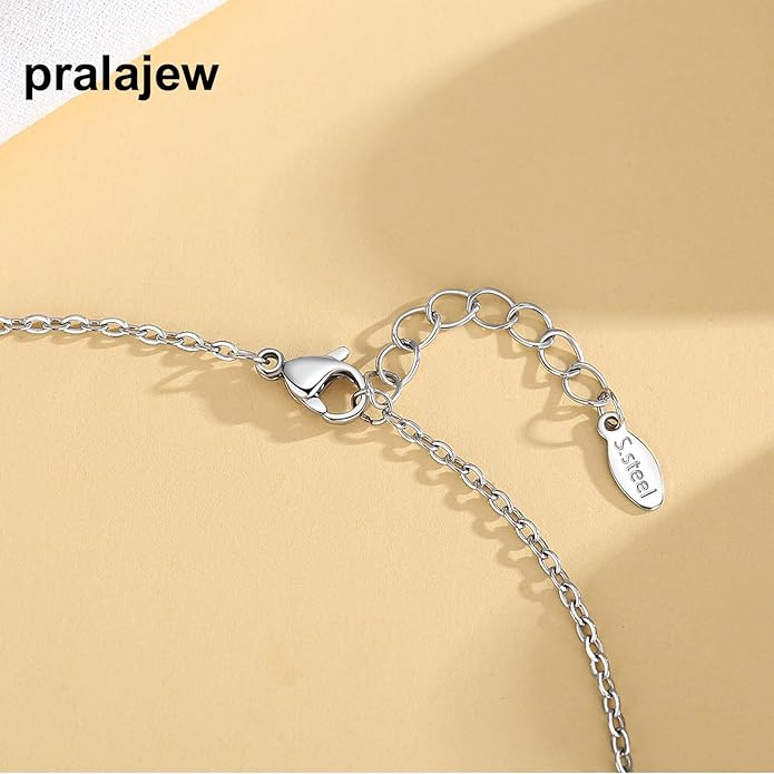 Love Necklace, Interlocking Circle Necklace, Dainty Pendant Necklace for Women, Stocking Stuffers for Women Valentines Christmas