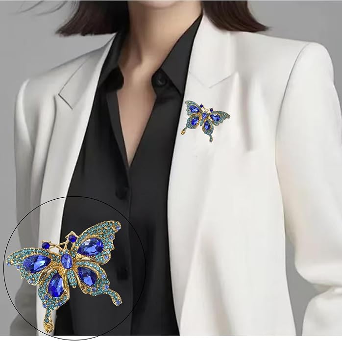 la luen Brooch Pins For Women Fashion Elegant Brooches Lapel Badges Coat Sweater Scarves Shawl Dress Accessory Wedding Party Prom Jewelry
