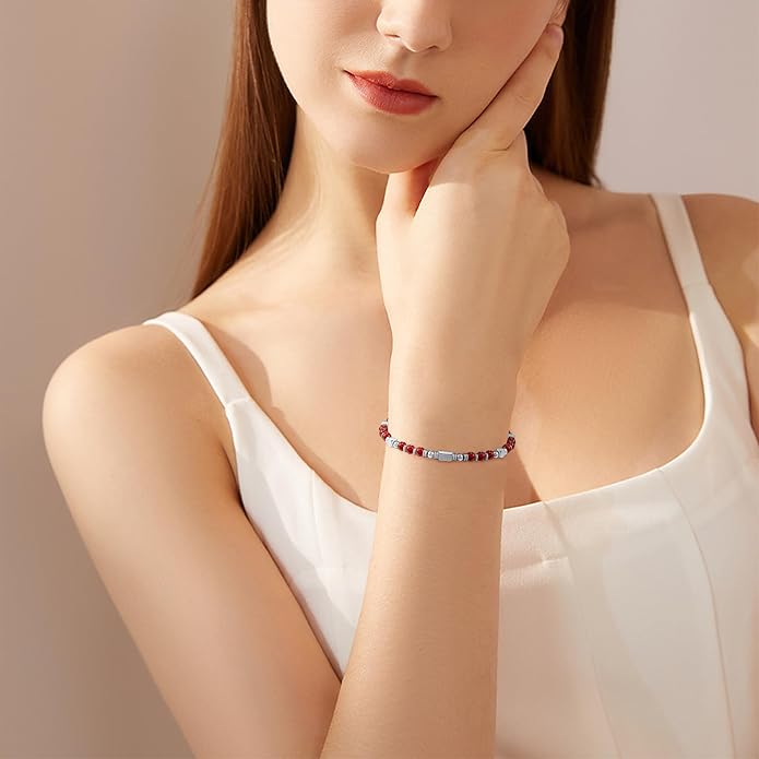 Beaded Bracelets for Women - Silver and Gold Boho Bracelets, Trendy Jewelry Gifts for Lover, Mom, Friends
