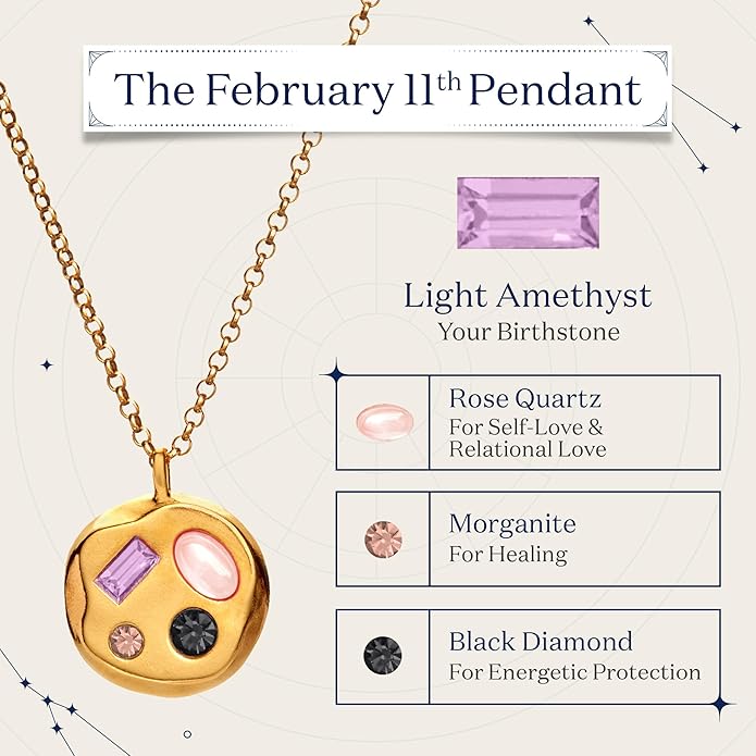 Birthdate 14k Gold Necklace for Women - 16-20in Adjustable 14 Karat Gold Chain with Lobster Clasp - Cadenas de Oro 14k Puro Para Mujer, Ladies Jewelry Birthstone