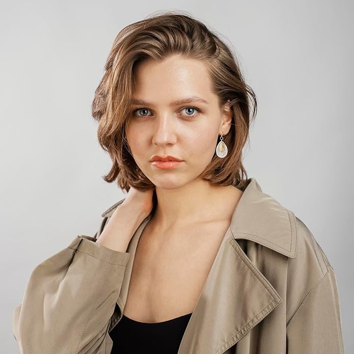 Gold and Silver Mixed Metal Earrings for Women Dangling Vintage Two Tone Boho Small Dangle Earrings