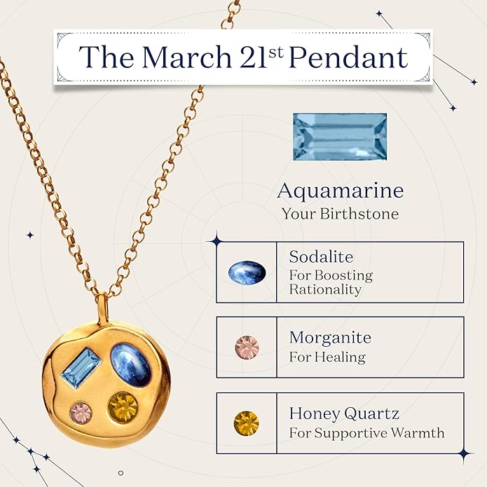 Birthdate 14k Gold Necklace for Women - 16-20in Adjustable 14 Karat Gold Chain with Lobster Clasp - Cadenas de Oro 14k Puro Para Mujer, Ladies Jewelry Birthstone