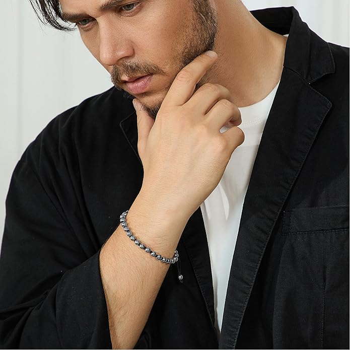 Gold-Plated Bracelets for Men 18K Gold Plated Franco Link Chain Stainless Steel Bracelet Adjustable Bracelet Mens Jewelry Birthday Gift