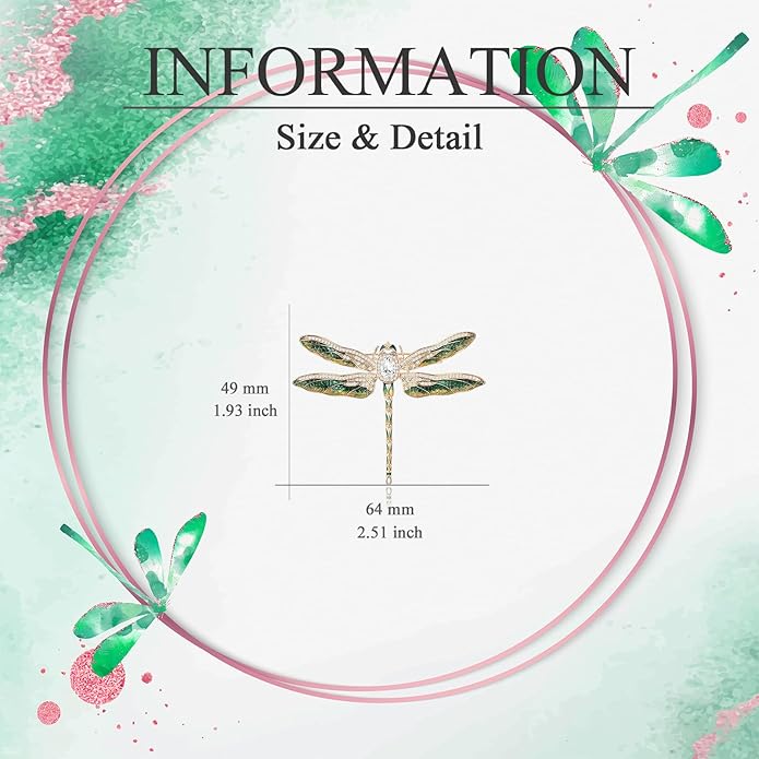 18K Gold Brooch Rhinestone Animal Brooch Pin Elegant Lapel Pin Wedding Jewelry Christmas Gift Dress Accessories for Women