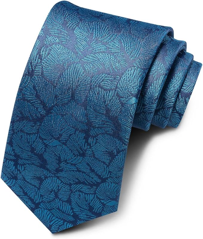 joy alice Ties Set Men Mixed Color Necktie Handkerchief Cufflinks Brooch 3.15 Formal
