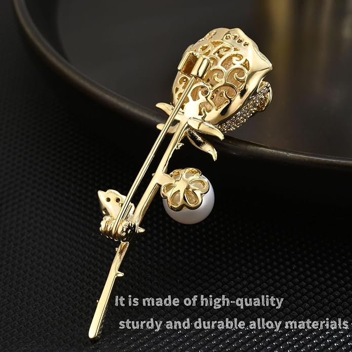 la luen Brooch Pins For Women Fashion Elegant Brooches Lapel Badges Coat Sweater Scarves Shawl Dress Accessory Wedding Party Prom Jewelry