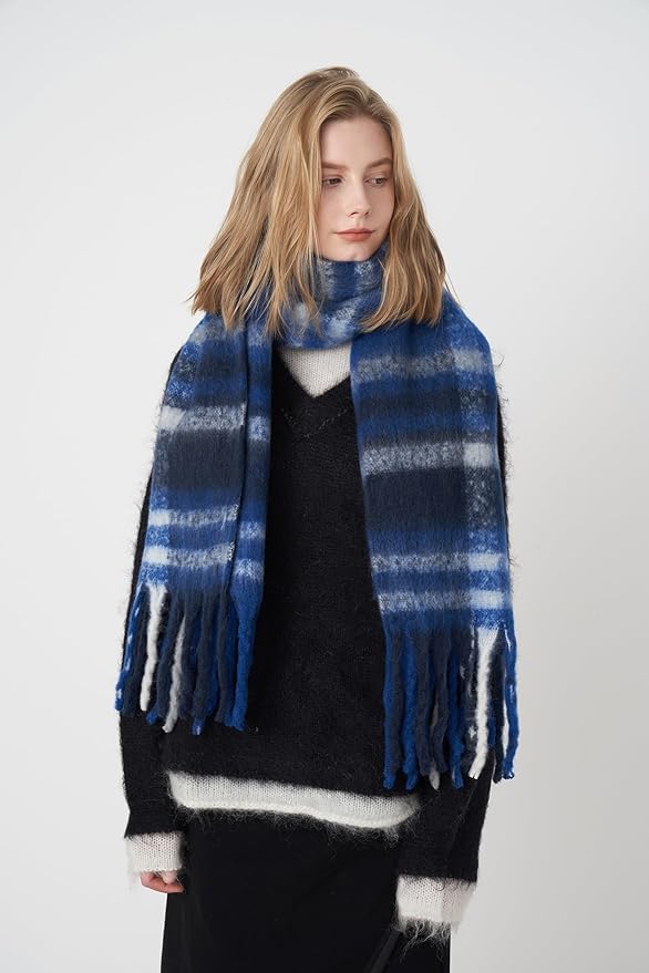 Halemet Vintage Scarfs for Women Warm Shawls and Wraps for Evening Dresses Soft Poncho Coat Thick Cardigan Wrap Cozy 2026