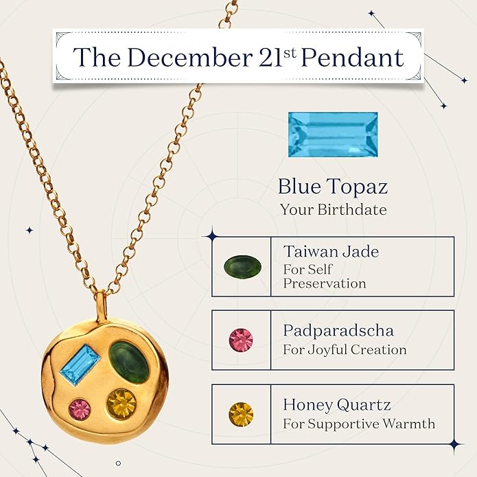 Birthdate 14k Gold Necklace for Women - 16-20in Adjustable 14 Karat Gold Chain with Lobster Clasp - Cadenas de Oro 14k Puro Para Mujer, Ladies Jewelry Birthstone