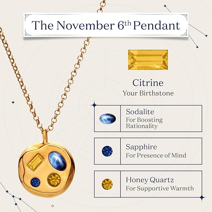 Birthdate 14k Gold Necklace for Women - 16-20in Adjustable 14 Karat Gold Chain with Lobster Clasp - Cadenas de Oro 14k Puro Para Mujer, Ladies Jewelry Birthstone