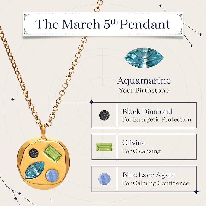 Birthdate 14k Gold Necklace for Women - 16-20in Adjustable 14 Karat Gold Chain with Lobster Clasp - Cadenas de Oro 14k Puro Para Mujer, Ladies Jewelry Birthstone