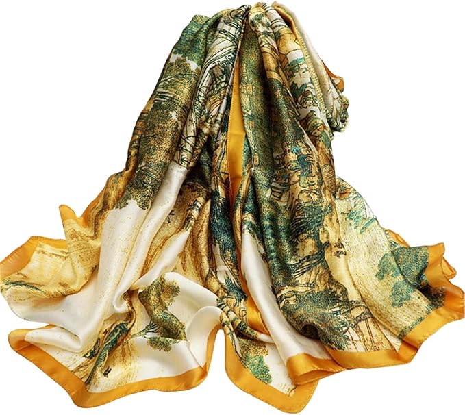Hioyiwse Shawl Scarf For Women Lightweight Scarves Floral Pattern Formal Evening Dressesformal Shawl Summer Wraps