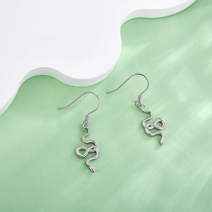 Animal Earrings 925 Sterling Silver Dangle Earrings Leverback Earrings Animal Jewelry for Women