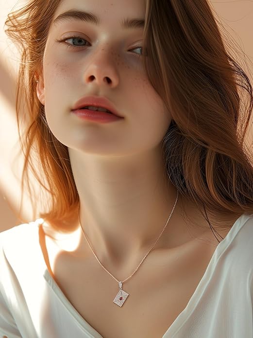 Supcare Locket Necklace That Holds Pictures-Engraved Photo Pendant Custom Jewellery Gifts for Men Women (with Jewellery Gift Box)