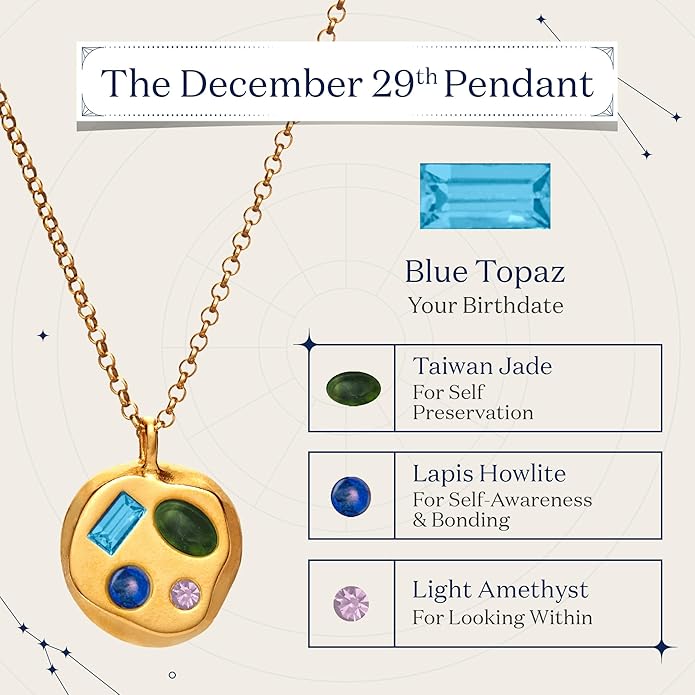 Birthdate 14k Gold Necklace for Women - 16-20in Adjustable 14 Karat Gold Chain with Lobster Clasp - Cadenas de Oro 14k Puro Para Mujer, Ladies Jewelry Birthstone
