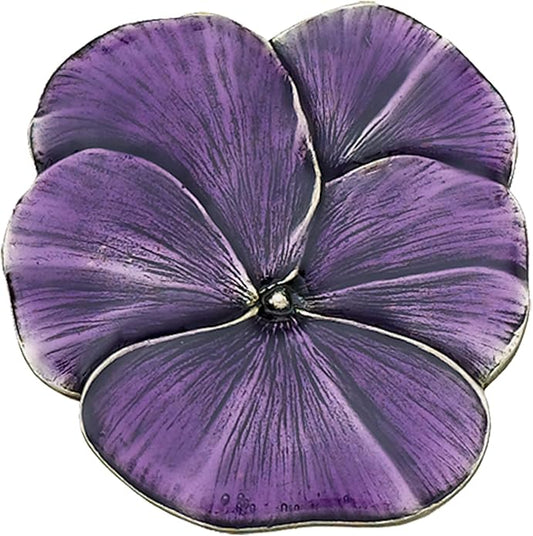 DANFORTH – Purple Pansy Brooch Pin – Handcrafted Pewter Brooch Pins For Women – 1 ¾” – Made In USA