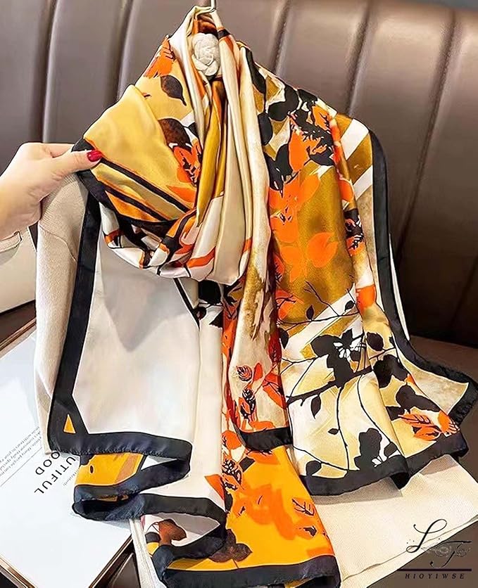 Hioyiwse Shawl Scarf For Women Lightweight Scarves Floral Pattern Formal Evening Dressesformal Shawl Summer Wraps