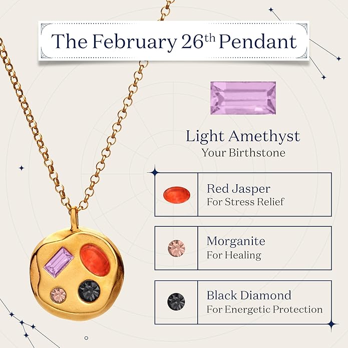 Birthdate 14k Gold Necklace for Women - 16-20in Adjustable 14 Karat Gold Chain with Lobster Clasp - Cadenas de Oro 14k Puro Para Mujer, Ladies Jewelry Birthstone