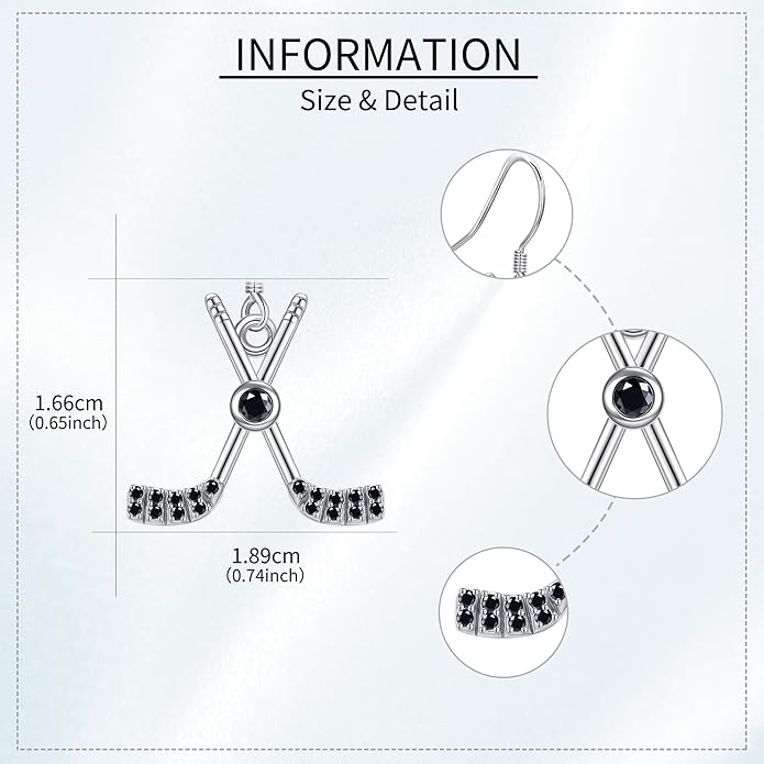Pickleball/Tennis/Soccer/Volleyball/Golf/Hockey/Basketball Earrings for Women 925 Sterling Sliver Sports Ball Earrings Pickle Ball Dangle Earrings Pickleball Jewelry Gifts for Women Lover