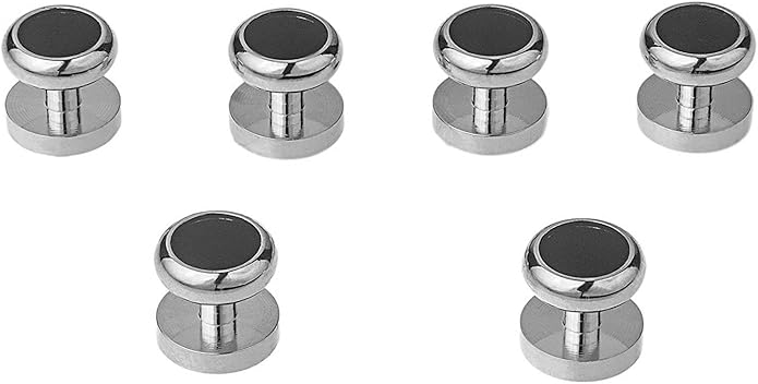 Cuff Links Mens, Cufflinks for Men, Men's Cuff Links for Wedding, Business, Father's Day, Gift for Men, 18K Gold Plated with Luxury Wooden Gift Box