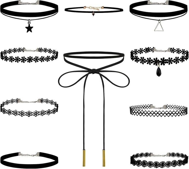 Choker Necklace for Women, Choker Necklaces for Woman, Black Choker, Chokers for Women