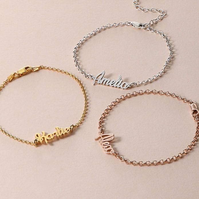 Choose your style Personalized Name Anklet/Bracelet – Dainty Jewelry Gift for Women, Mom, Wife, Girlfriend - Valentine’s Day, Mother’s Day, Christmas