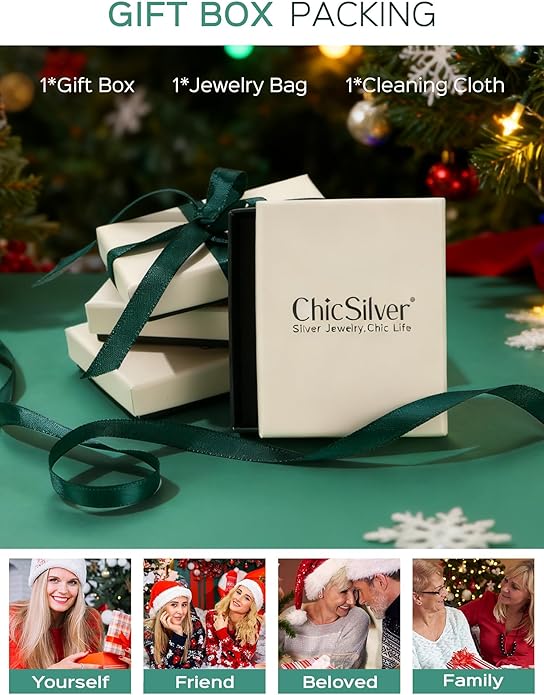 ChicSilver 925 Sterling Silver Birthstone Earrings for Women, 8MM/2 Carat Heart & Round Cubic Zirconia Stud Earrings, Hypoallergenic Jewelry, Ideal Birthday or Christmas Gifts