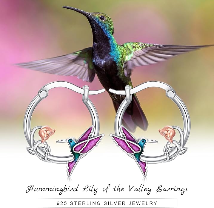 SeaTurtle dolphin Hummingbird Earrings for Women 925 Sterling Silver Sea Waves Earrings Ocean Huggie Hoop Sea Turtle dolphin Earrings Jewelry Gifts