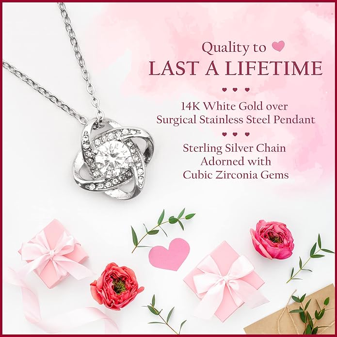 To My Daughter Necklace From Dad, Daughters Gift From Dad, Father Daughter Necklace, Daughters Birthday Gift, Christmas Graduation Gifts For Her From Father With Message Card And Box