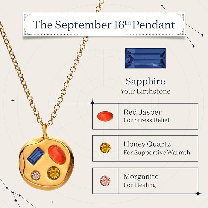 Birthdate 14k Gold Necklace for Women - 16-20in Adjustable 14 Karat Gold Chain with Lobster Clasp - Cadenas de Oro 14k Puro Para Mujer, Ladies Jewelry Birthstone