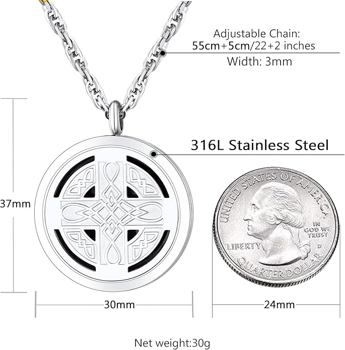 Supcare Locket Necklace That Holds Pictures-Engraved Photo Pendant Custom Jewellery Gifts for Men Women (with Jewellery Gift Box)
