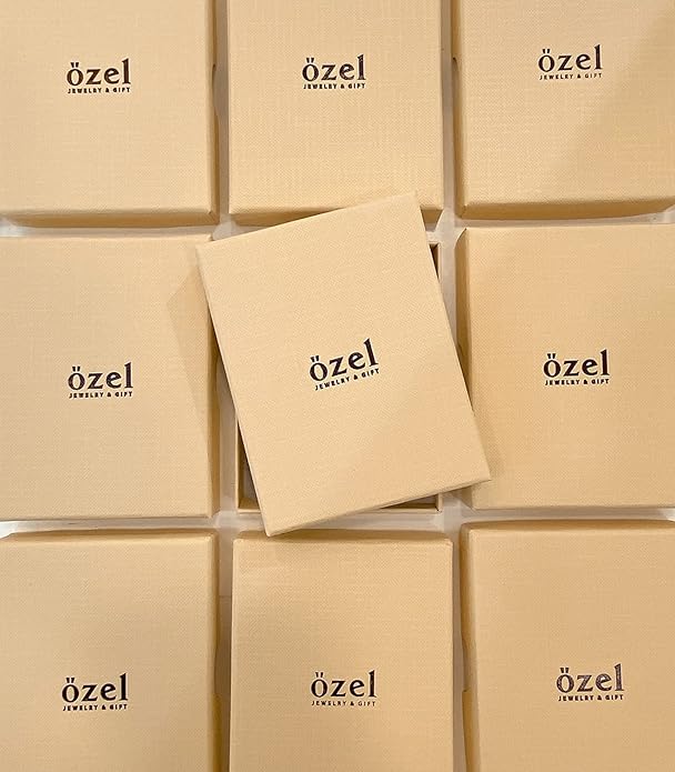 OZEL – Crystal Earrings for Women Dangle – 14K Gold Plated Lightweight Daily Fashion Earrings