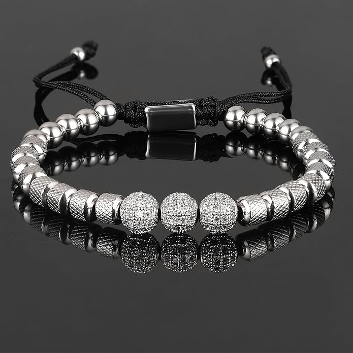 WFYOU 3PCS Stainless Steel Bracelets for Men Gold Roman Numeral Bangle Bracelet Twisted Cable Bracelet Adjustable Cuff Bracelet Mens Luxury Jewelry Bracelets Gifts