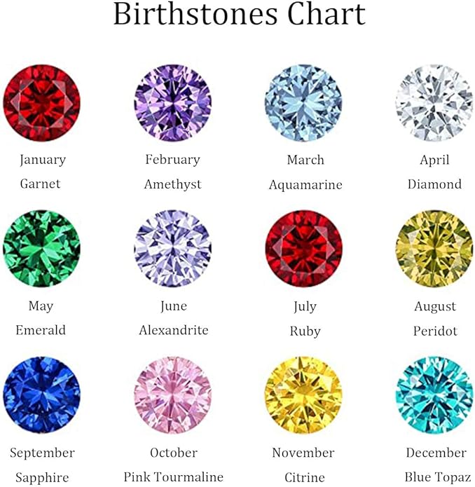 Sterling Silver Birthstone Tennis Bracelets for Women 2.5mm Tennis Bolo Bracelet Fashion Jewelry Birthday Gifts for Women Mom Wife | Adjustable Size 9"