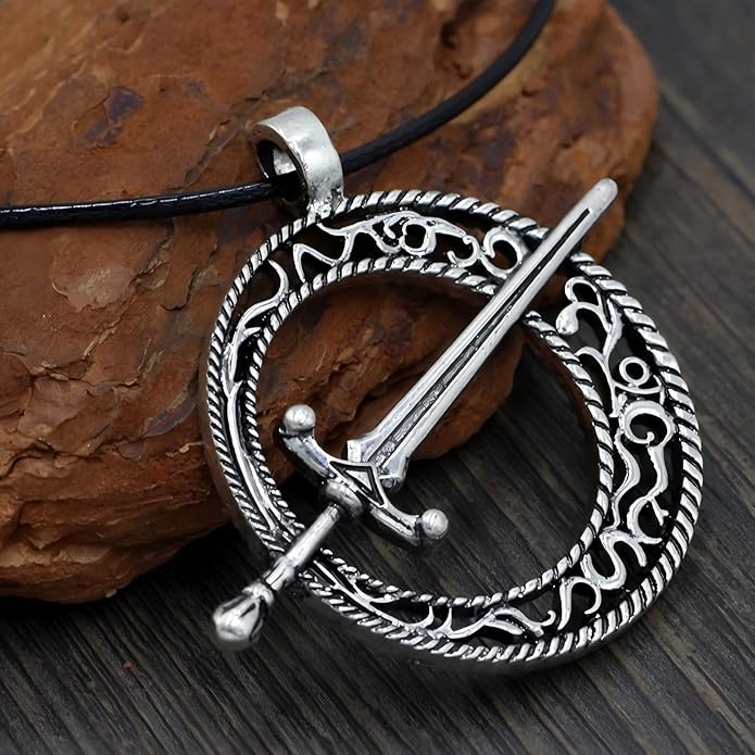 S925 Sterling Silver Viking Pendant, Norse Mythology Inspired Men's Jewelry, Perfect for Necklaces, Gift for Father's Day, Christmas, Birthday
